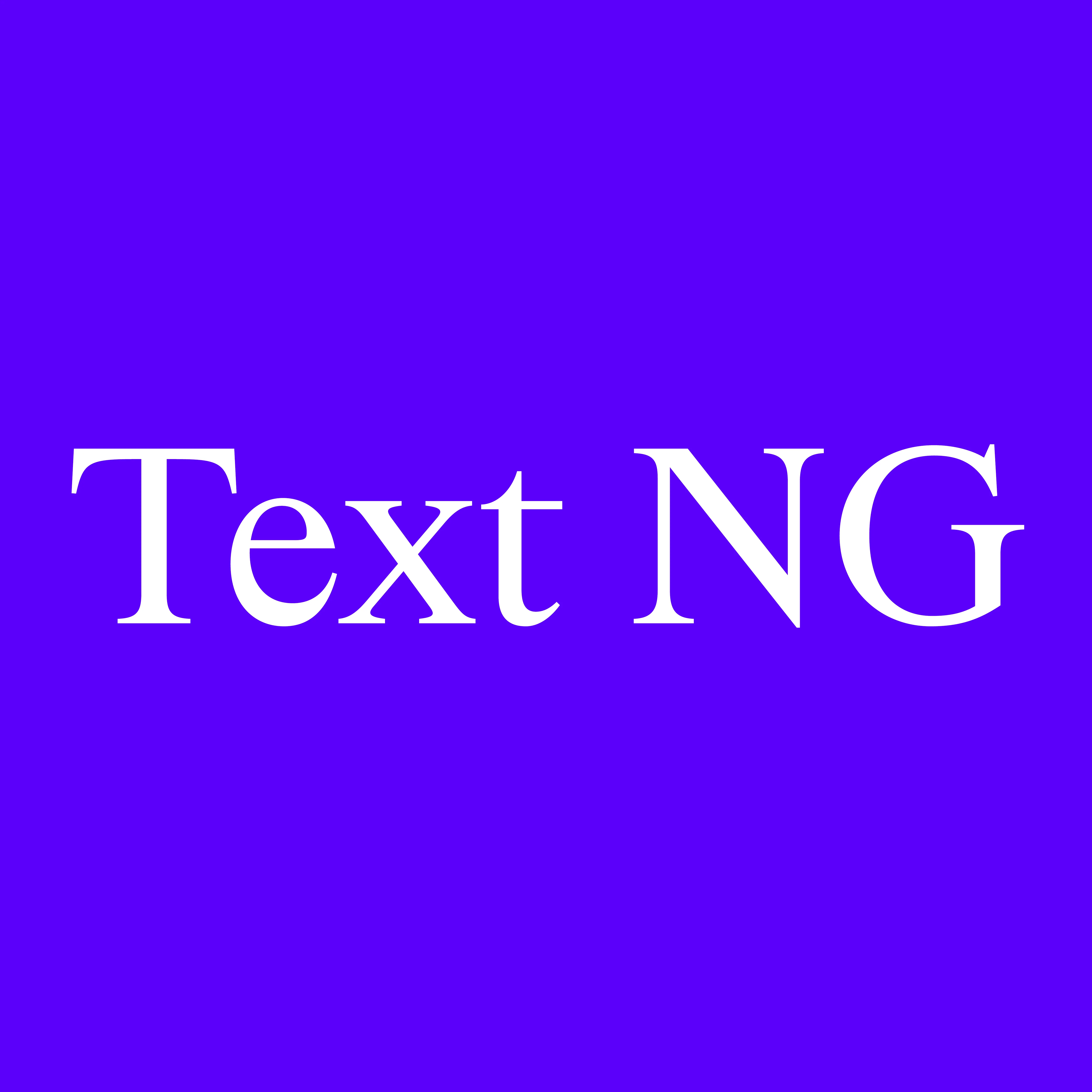 Text NG